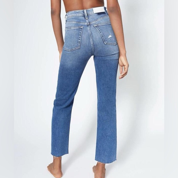 Re/Done High Rise Destroyed Jeans - Picture 2 of 14